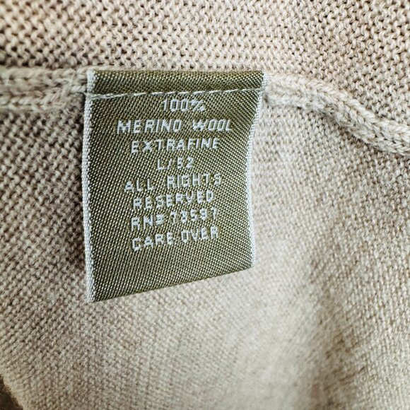 National Basketball Association Merino Wool Sweater Mens XL/52 brown beige NBA - Picture 6 of 6